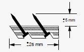 Smoothedge Xtra Wide 25x25mm